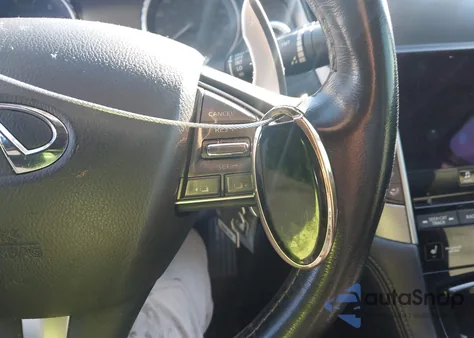 2014 Infiniti Q50 Hybrid Sport z USA, uszkodzony, nr VIN JN1AV7AP6EM692195